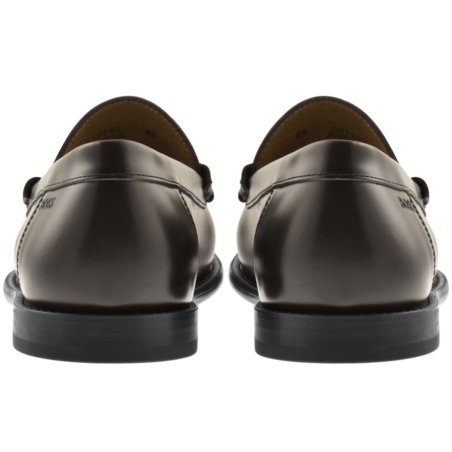 Image number 2 for BOSS Tevan Mocc Loafer Shoes Brown