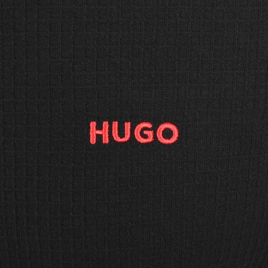 Image number 4 for HUGO Austin Waffle Shorts Black