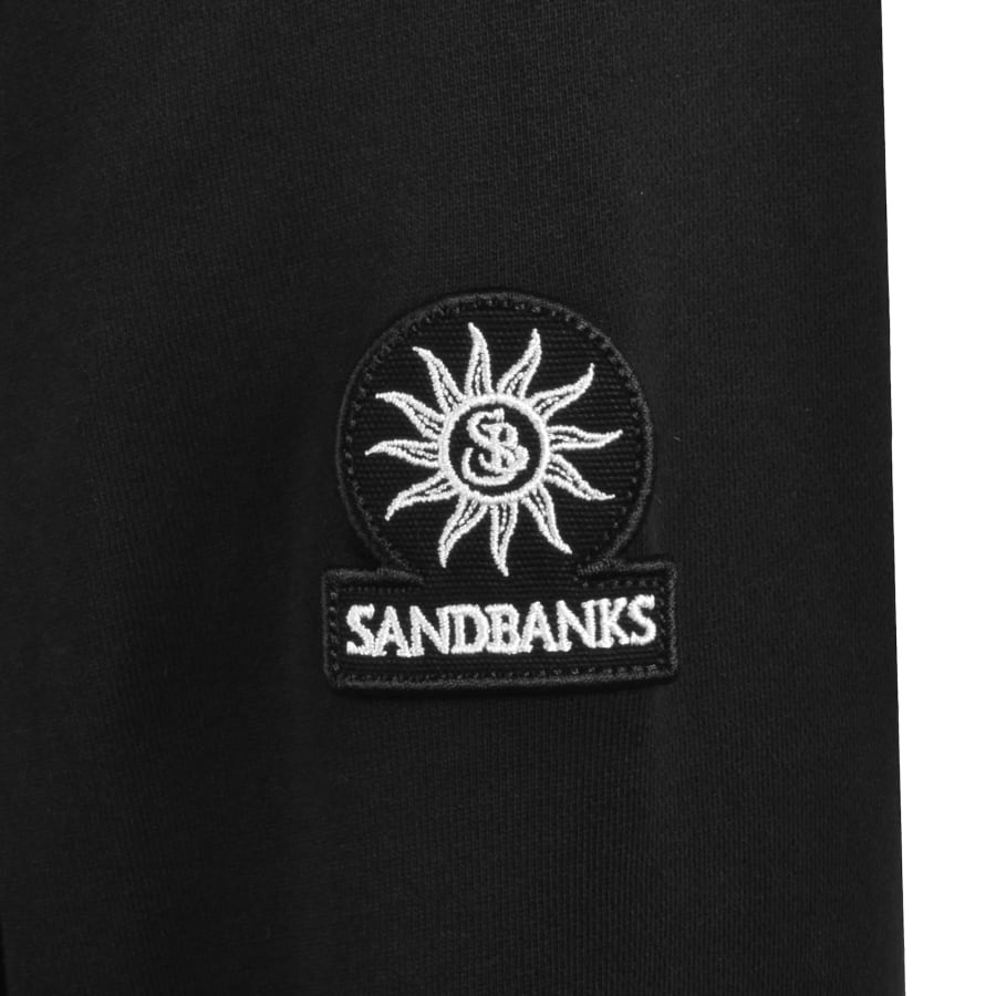 Image number 4 for Sandbanks Quarter Zip Sweatshirt Black