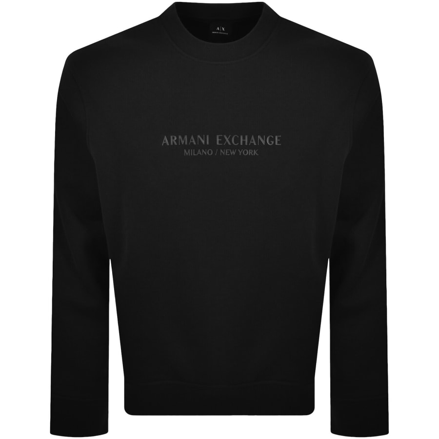 Image number 2 for Armani Exchange Logo Tracksuit Black