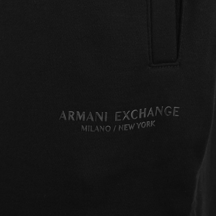 Image number 4 for Armani Exchange Logo Tracksuit Black