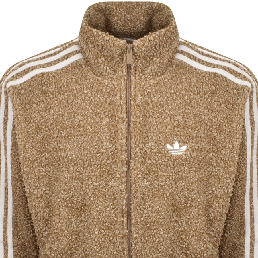 Image number 2 for adidas Originals Boucle Firebird Track Top Brown