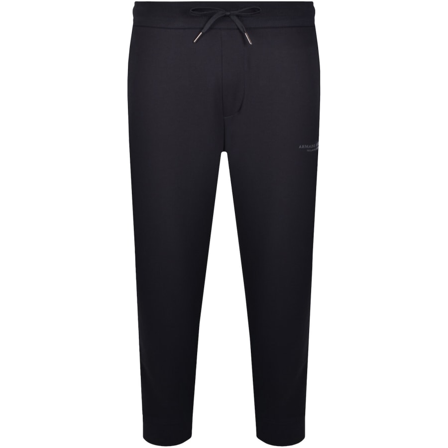 Image number 3 for Armani Exchange Logo Tracksuit Navy