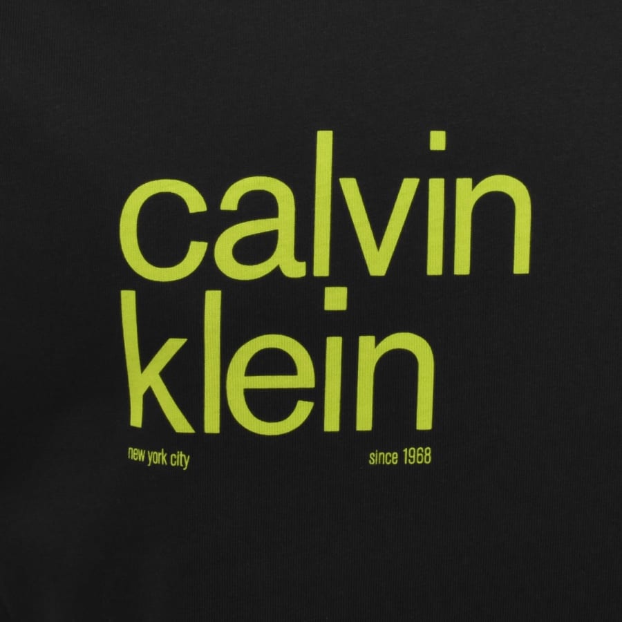 Image number 3 for Calvin Klein Jeans Graphic T Shirt Black
