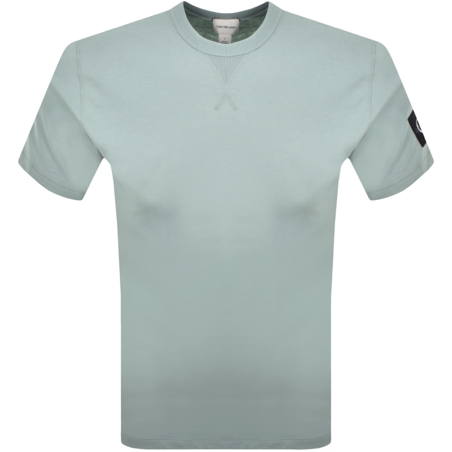 Image number 2 for Calvin Klein Jeans Badge T Shirt Blue