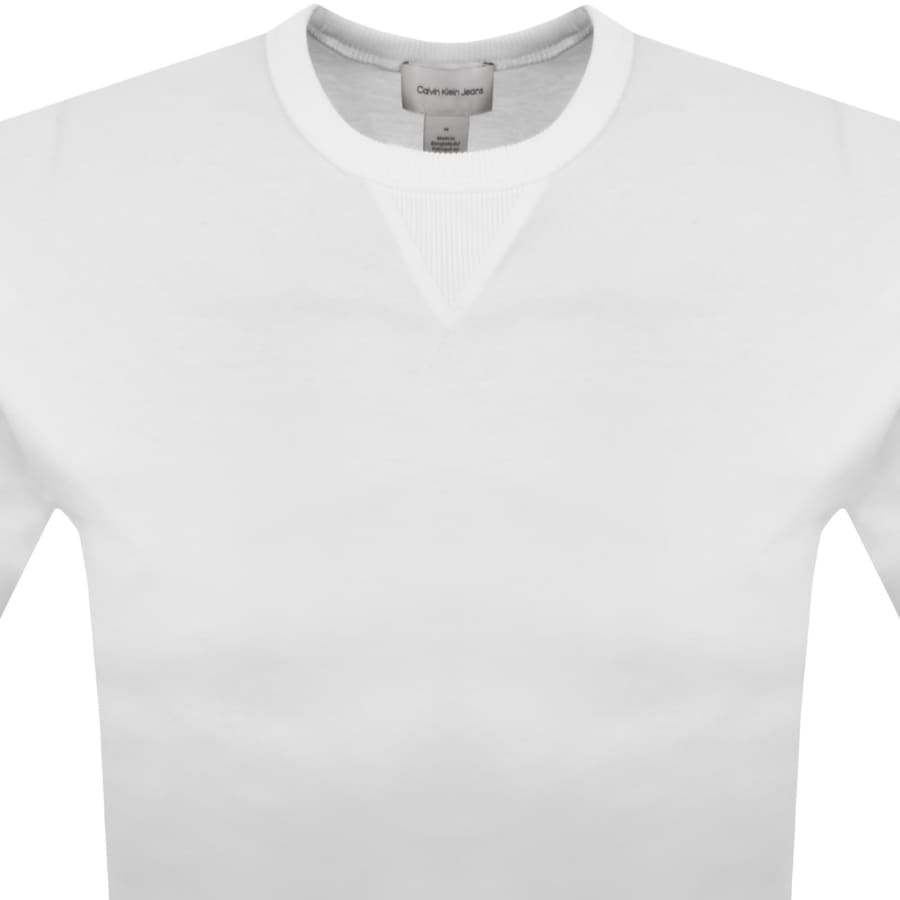 Image number 3 for Calvin Klein Jeans Badge T Shirt White