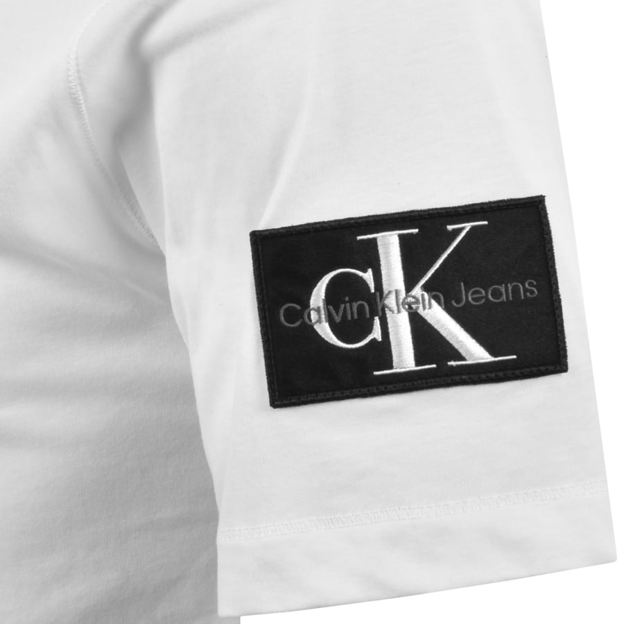 Image number 4 for Calvin Klein Jeans Badge T Shirt White