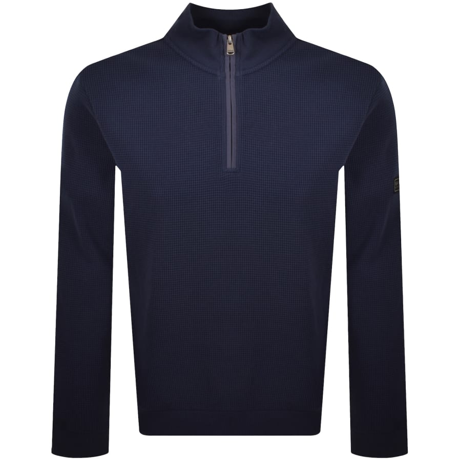 Image number 2 for Barbour International Bewley Sweatshirt Navy