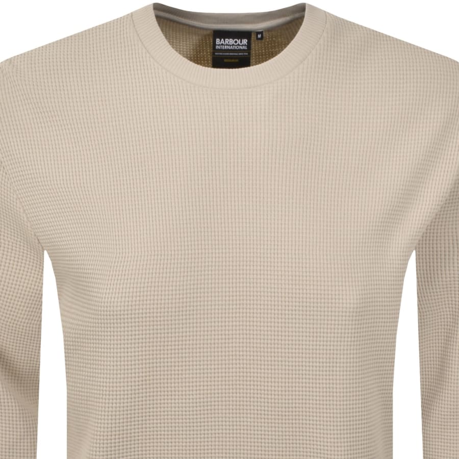 Image number 3 for Barbour International Bewley Sweatshirt Beige