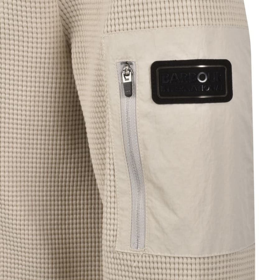 Image number 4 for Barbour International Bewley Sweatshirt Beige