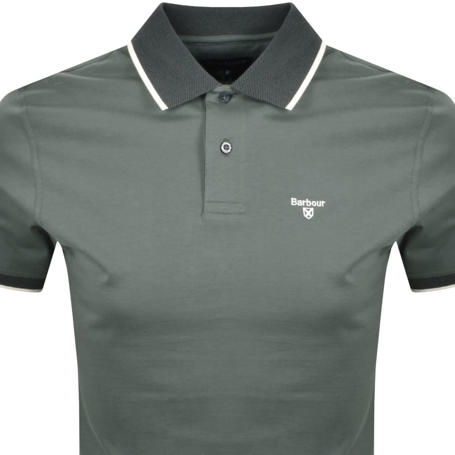 Image number 2 for Barbour Cornsay Polo T Shirt Green