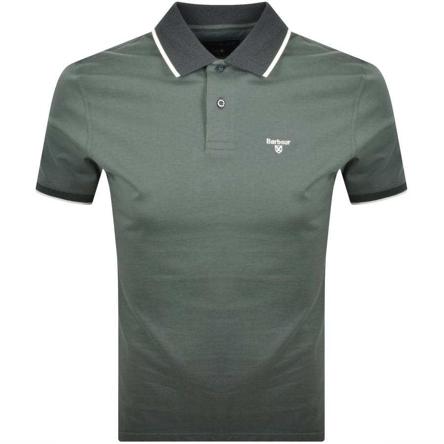 Image number 1 for Barbour Cornsay Polo T Shirt Green