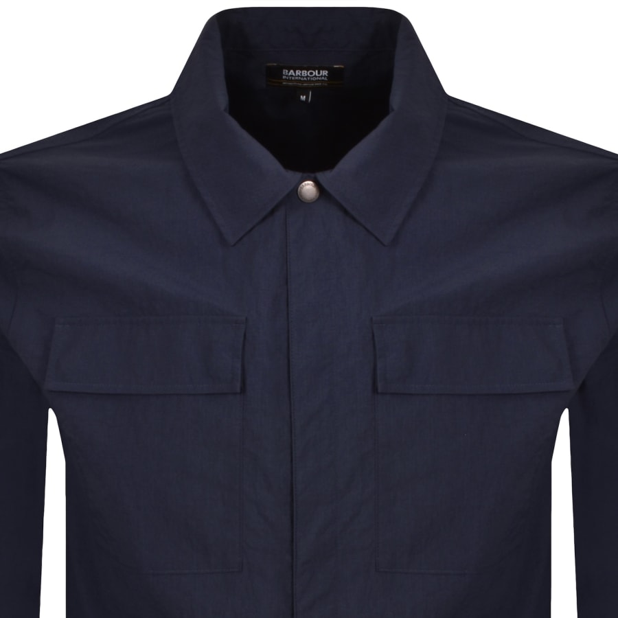 Image number 3 for Barbour International Ardie Overshirt Navy