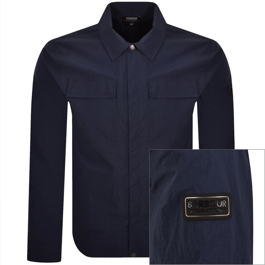 Image number 1 for Barbour International Ardie Overshirt Navy
