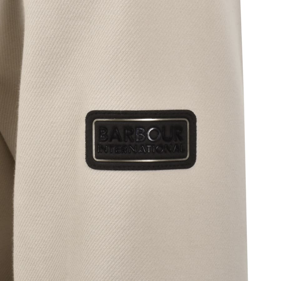 Image number 3 for Barbour International Esh Twill Overshirt Beige