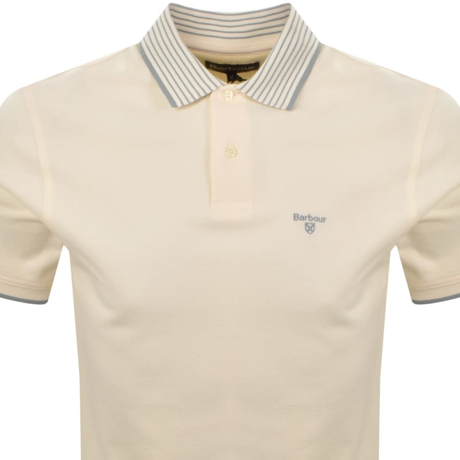 Image number 2 for Barbour Denwick Polo T Shirt Cream