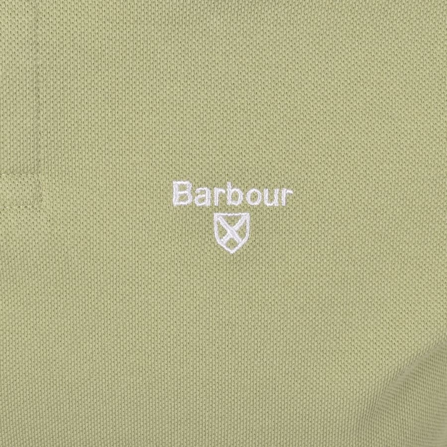 Image number 3 for Barbour Denwick Polo T Shirt Green