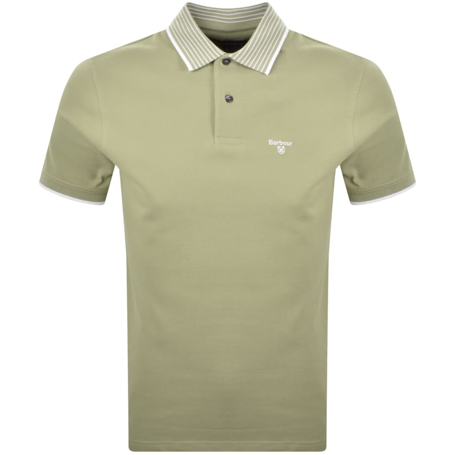 Image number 1 for Barbour Denwick Polo T Shirt Green