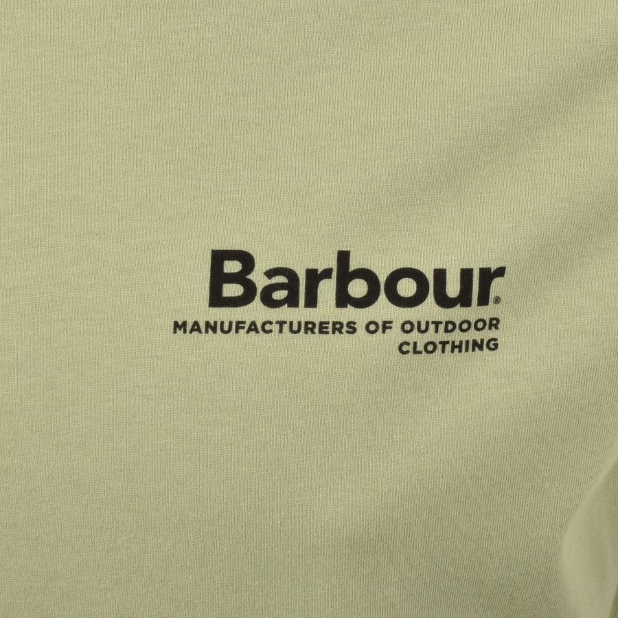 Image number 4 for Barbour Kaber T Shirt Mineral Green