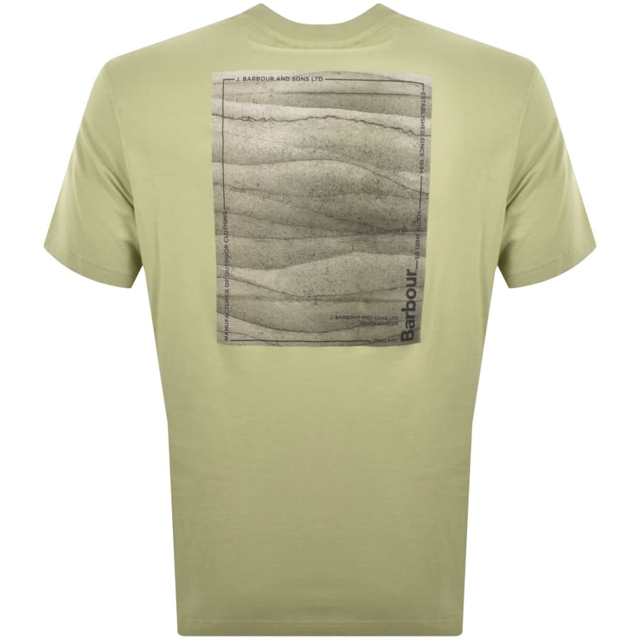 Image number 5 for Barbour Kaber T Shirt Mineral Green