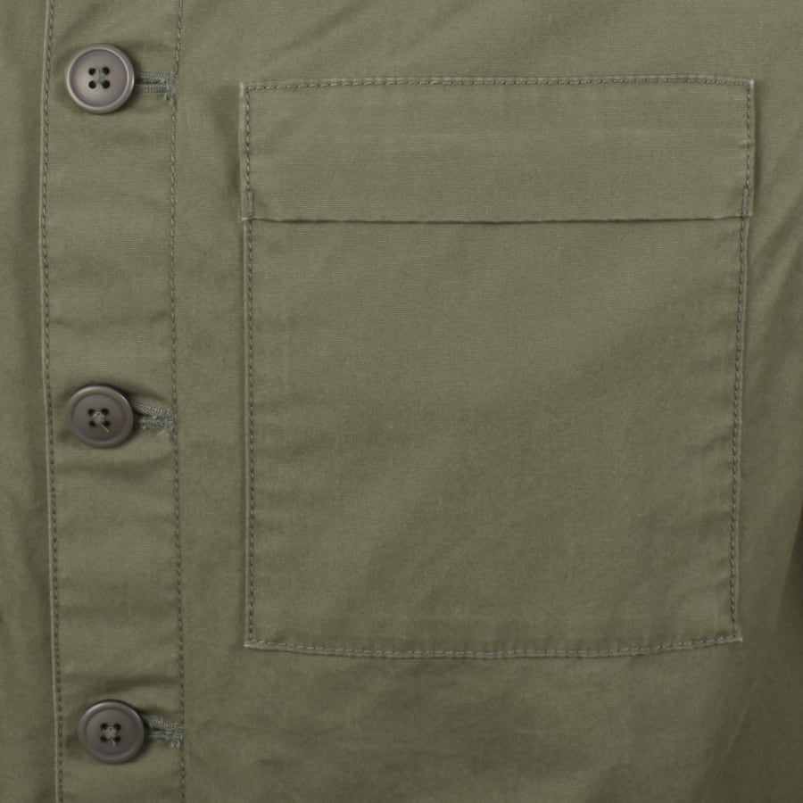 Image number 3 for Barbour Sherburn Overshirt Green