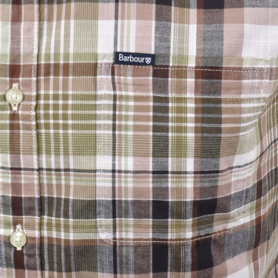 Image number 3 for Barbour Baycliff Shirt Brown