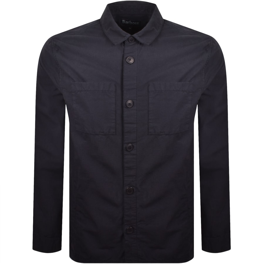 Image number 1 for Barbour Rickfell Overshirt Navy