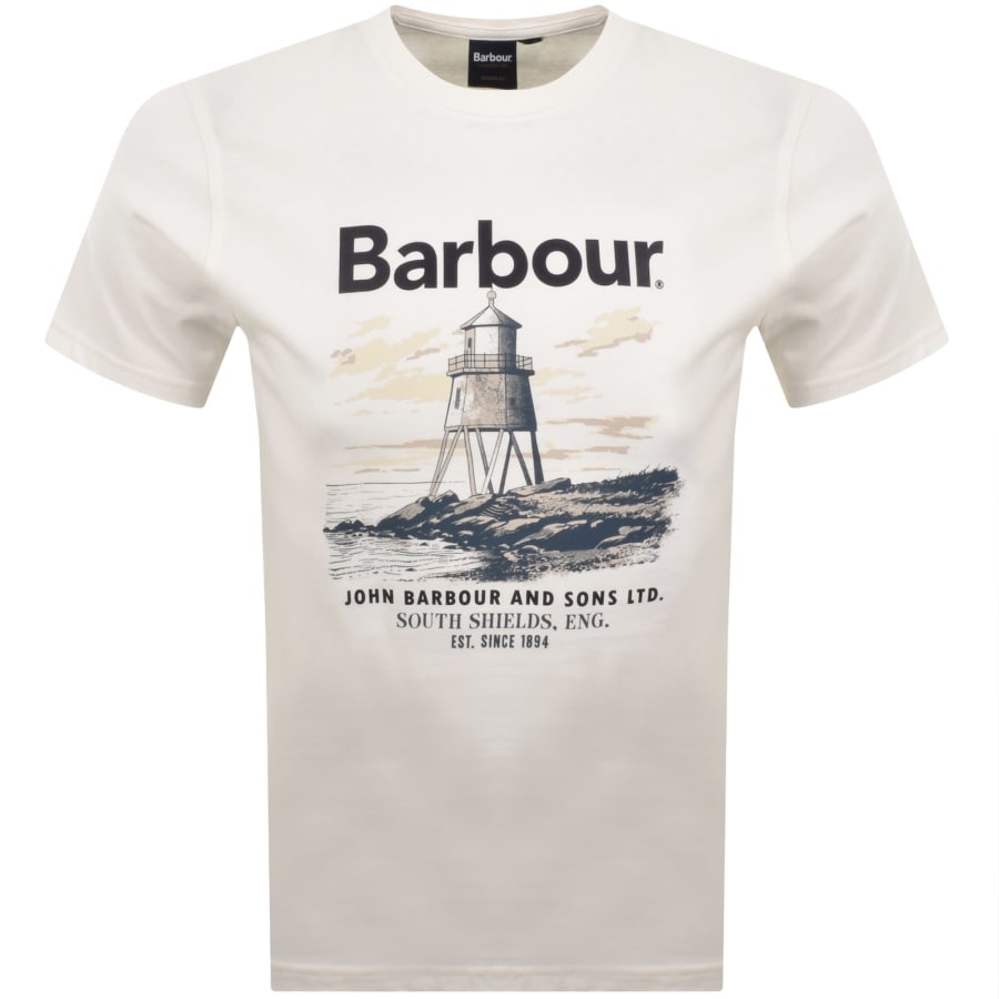 Image number 1 for Barbour Harbourside T Shirt White