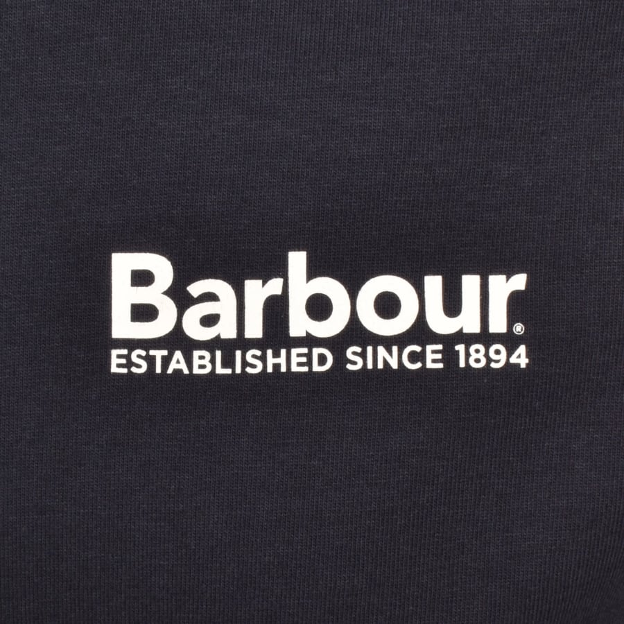 Image number 4 for Barbour Moonwell T Shirt Navy