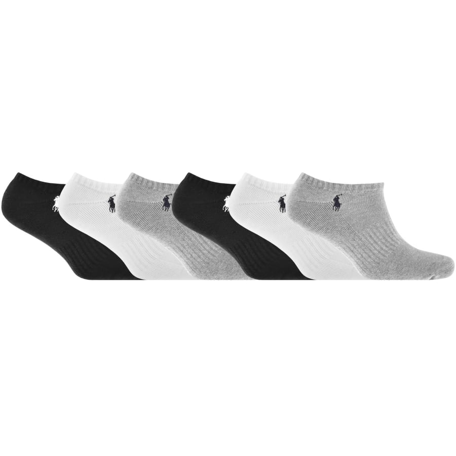 Image number 1 for Ralph Lauren 6 Pack Trainer Socks