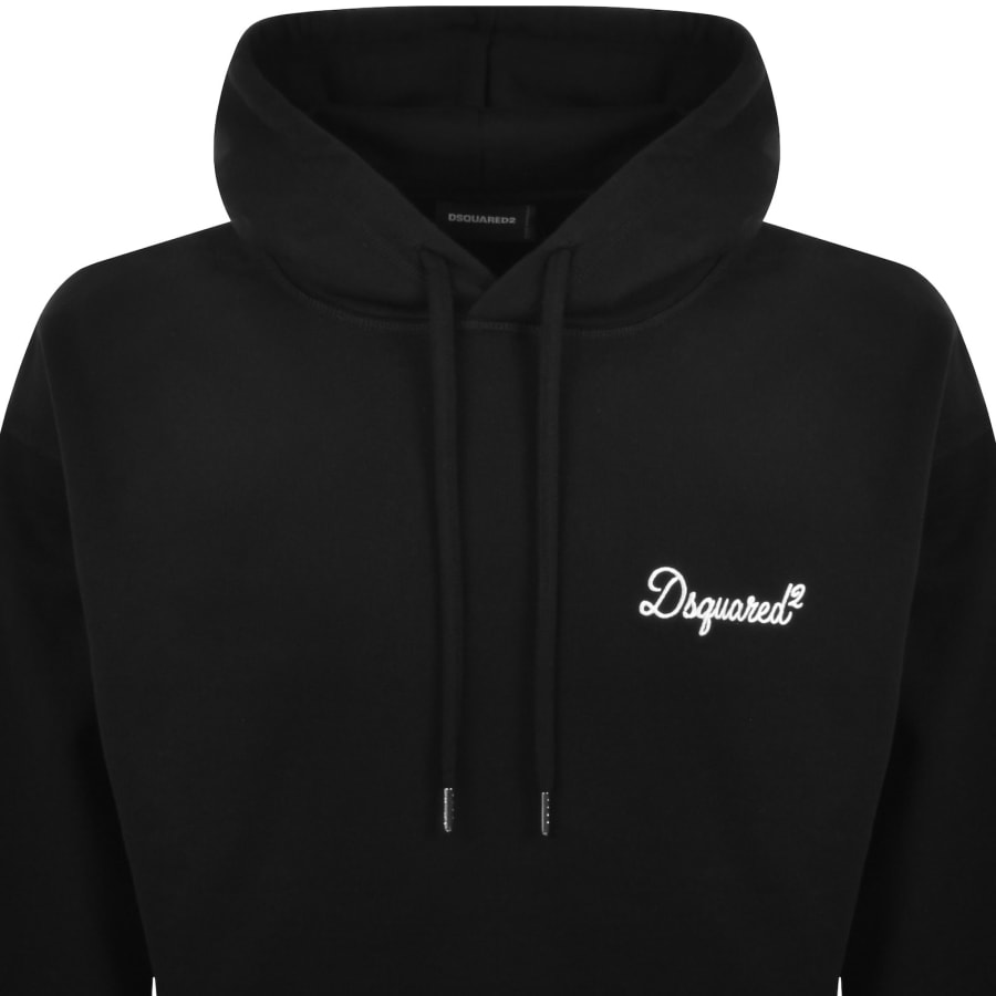 Image number 2 for DSQUARED2 D2 Hoodie Black