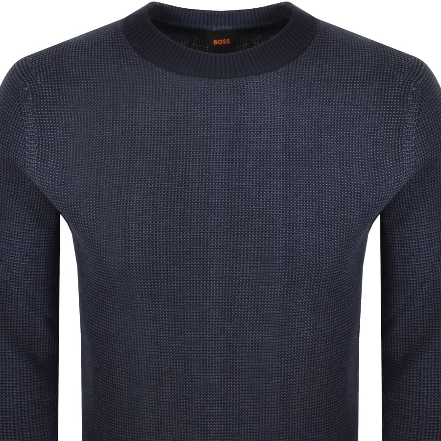 Image number 2 for BOSS Klapok Jumper Navy