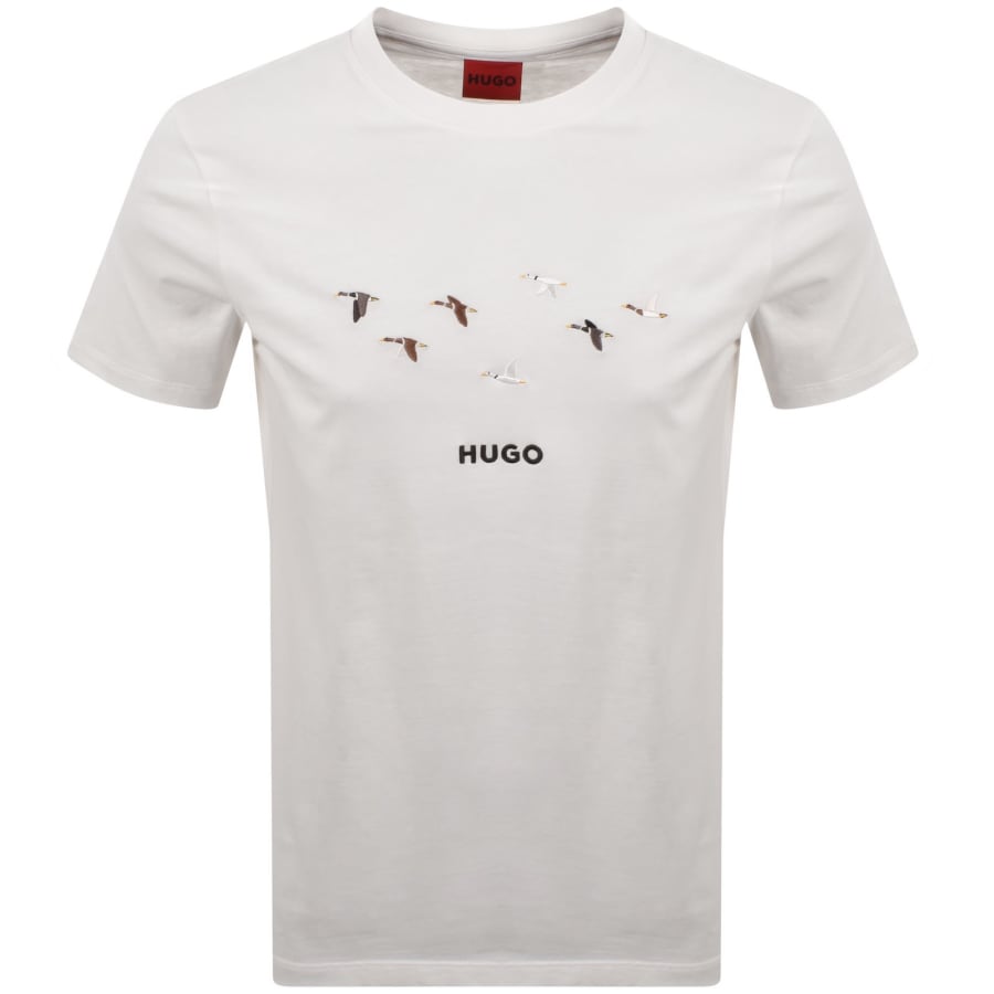 Image number 1 for HUGO Dugolini T Shirt Off White