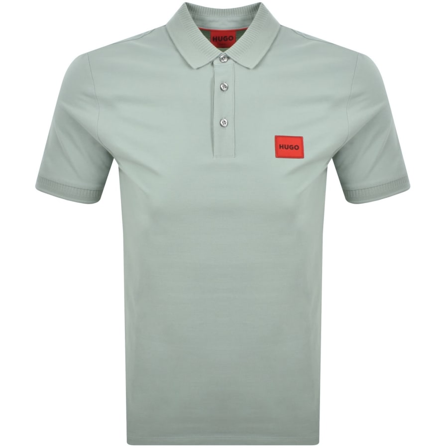 Image number 1 for HUGO Dereso 222 Polo T Shirt Green