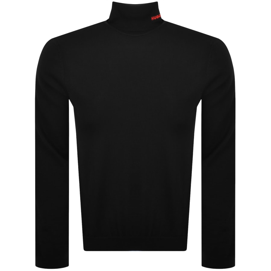 Image number 2 for HUGO San Thomas Knit Jumper Black