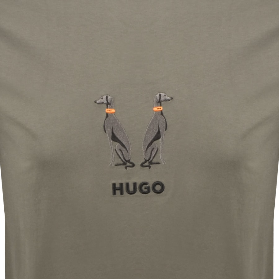Image number 3 for HUGO Dugolini T Shirt Grey