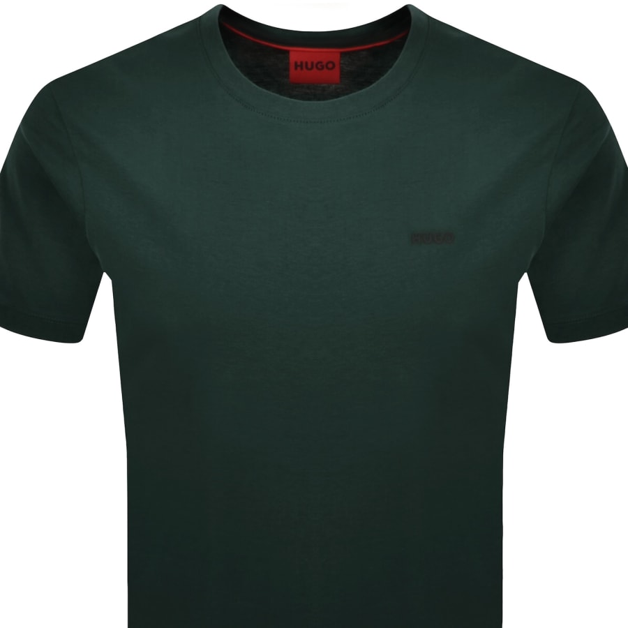 Image number 2 for HUGO Dero222 T Shirt Green