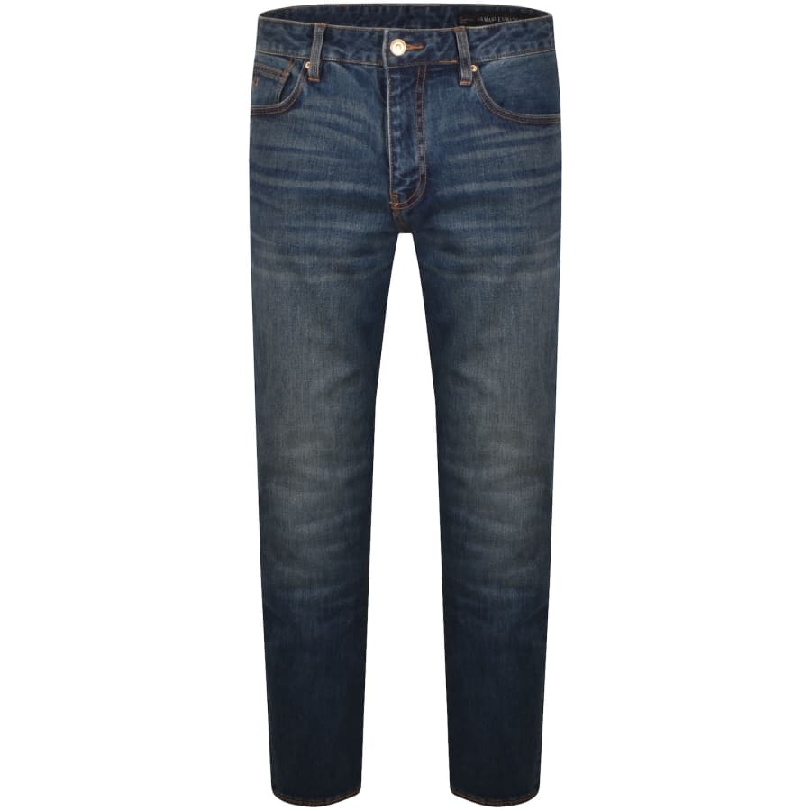 Image number 2 for Armani Exchange Comfort Slim Fit Jeans Blue