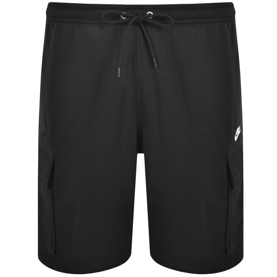 Image number 1 for Nike Club Logo Cargo Shorts Black