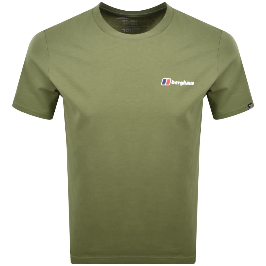 Image number 1 for Berghaus Classic Logo T Shirt Green