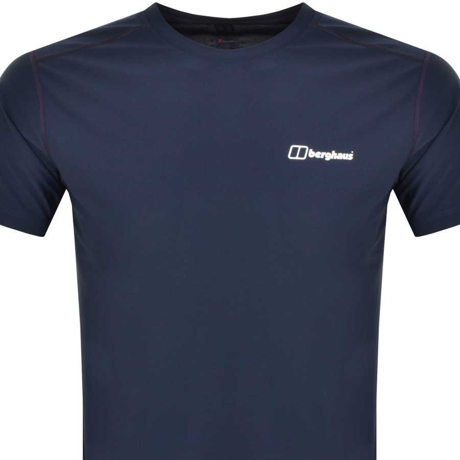 Image number 2 for Berghaus Tech Base T Shirt Dusk Blue