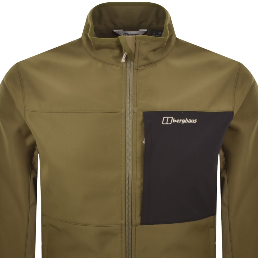 Image number 2 for Berghaus Ghlas 3.0 Softshell Jacket Brown