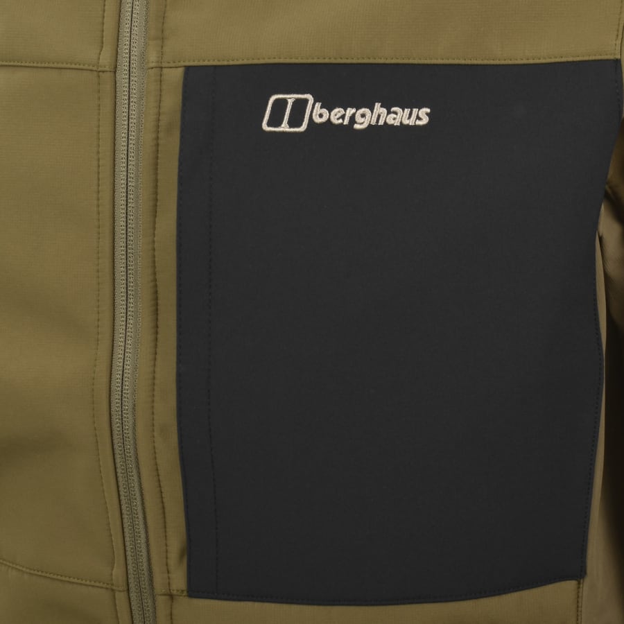 Image number 3 for Berghaus Ghlas 3.0 Softshell Jacket Brown