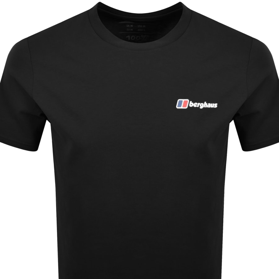 Image number 3 for Berghaus Front And Back Logo T Shirt Black