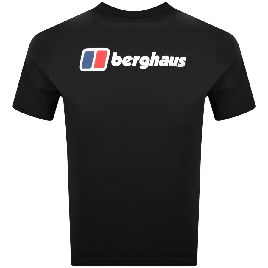 Image number 5 for Berghaus Front And Back Logo T Shirt Black