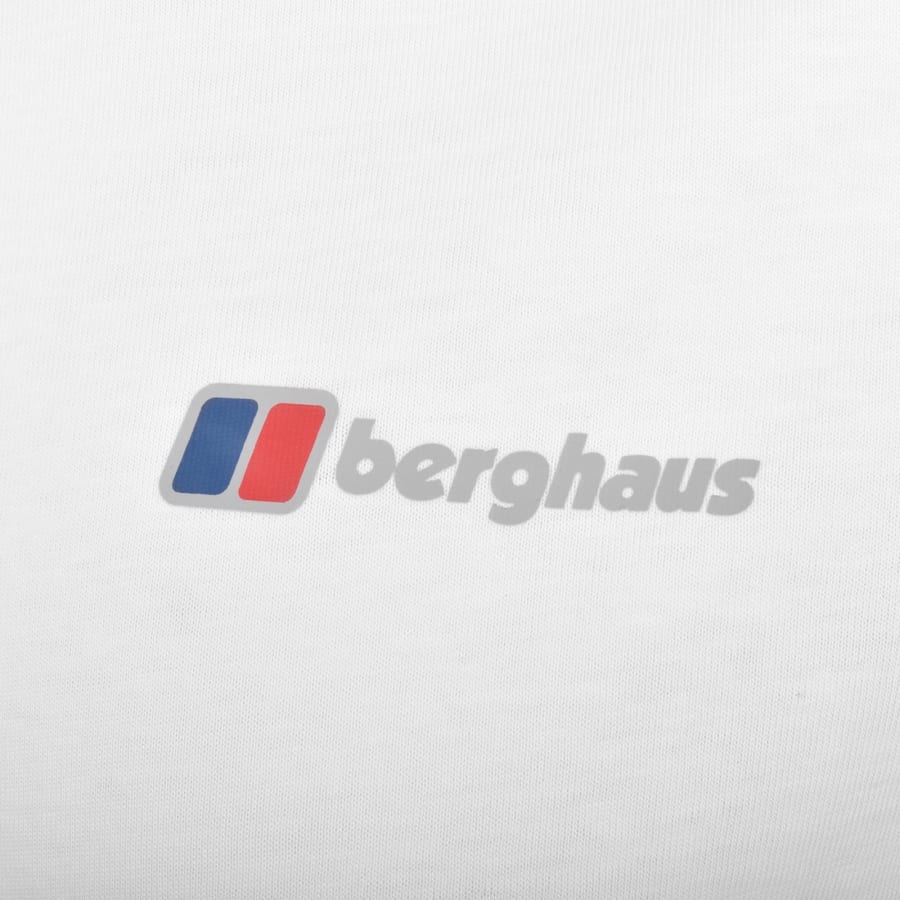 Image number 3 for Berghaus Classic Logo T Shirt White