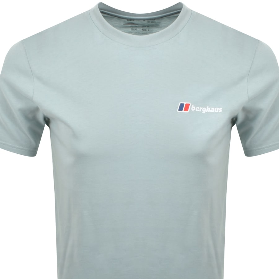 Image number 2 for Berghaus Classic Logo T Shirt Green