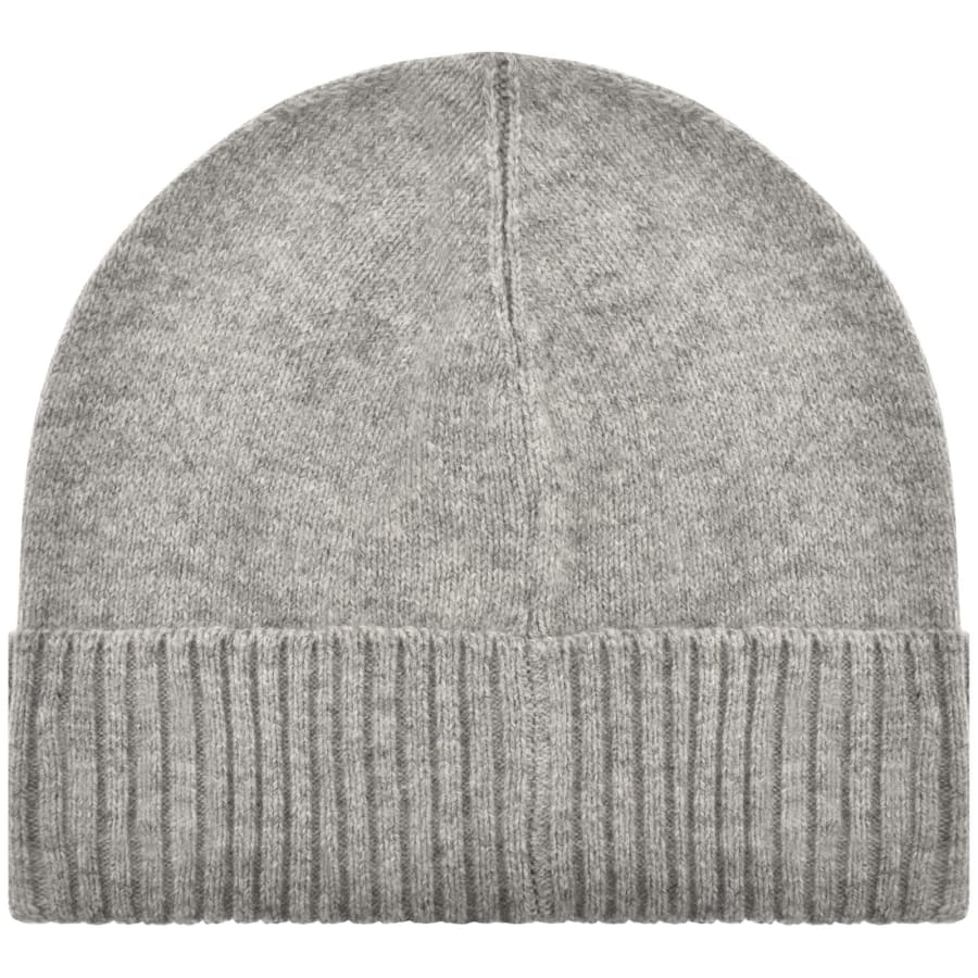 Image number 2 for BOSS Akaio Wool Blend Beanie Grey