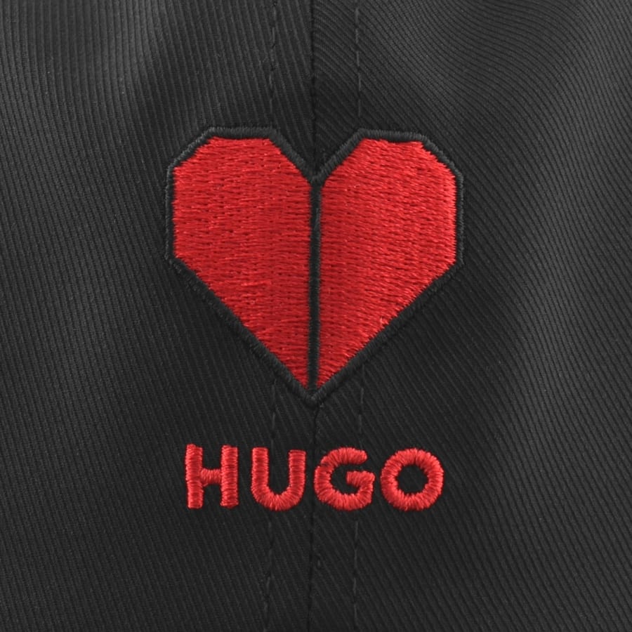Image number 4 for HUGO Mett Valentine Cap Black