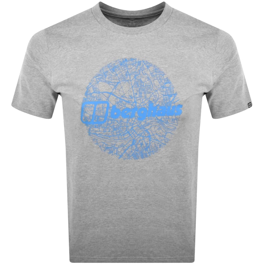 Image number 1 for Berghaus Map Of The Moon T Shirt Grey